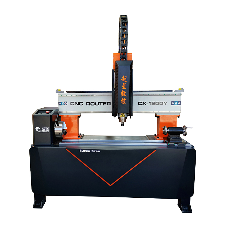 Superstar CNC CX - 1200Y Máquina de cilindro de cabeza para carpintería de madera
