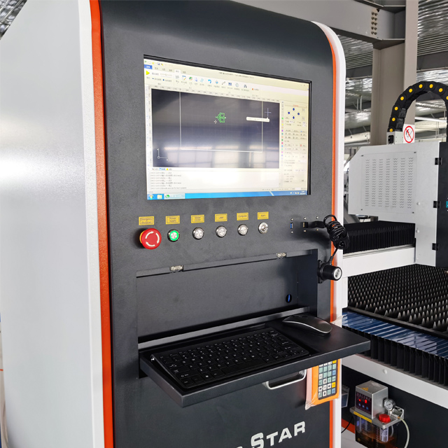 Máquina de corte por láser de fibra Superstar CX-3015 para láminas de metal